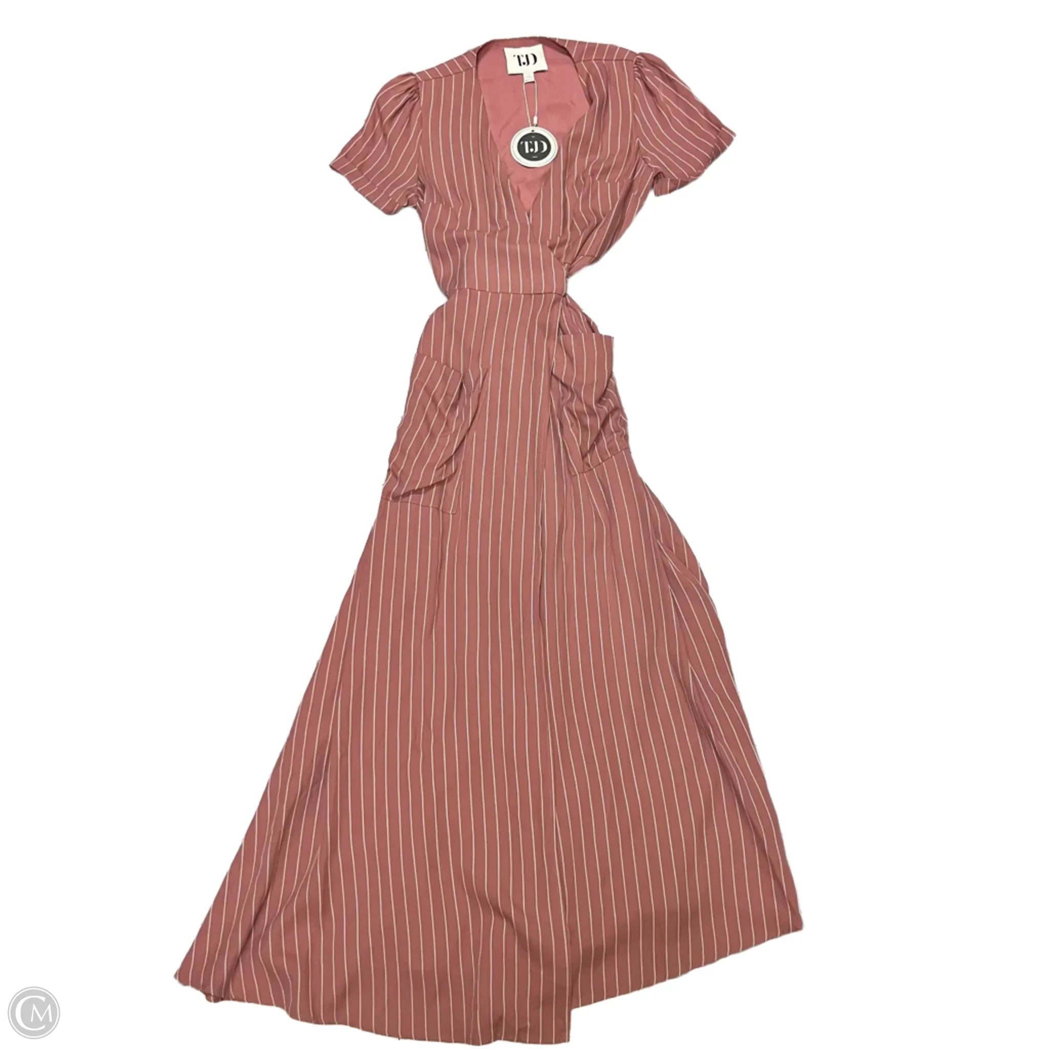 Dress Casual Maxi By The Jetset Diaries In Red & White, Size: M Tunics Top rated