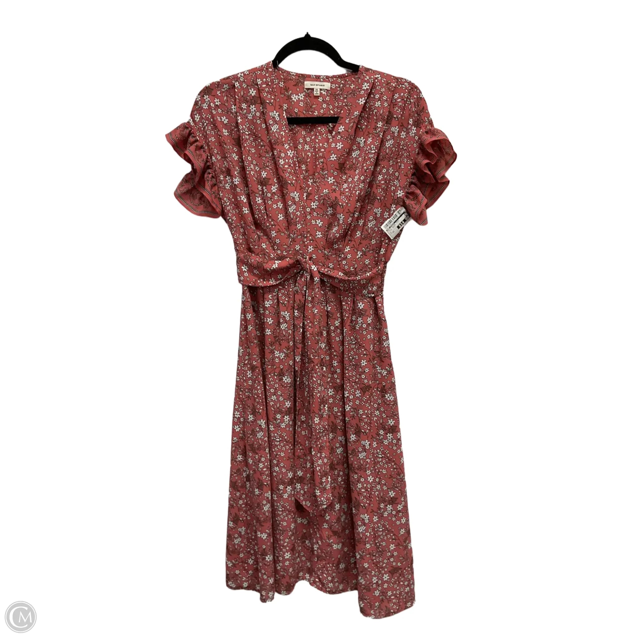 Dress Casual Midi By Max Studio In Floral Print, Size: Xs Elegant Long Evening