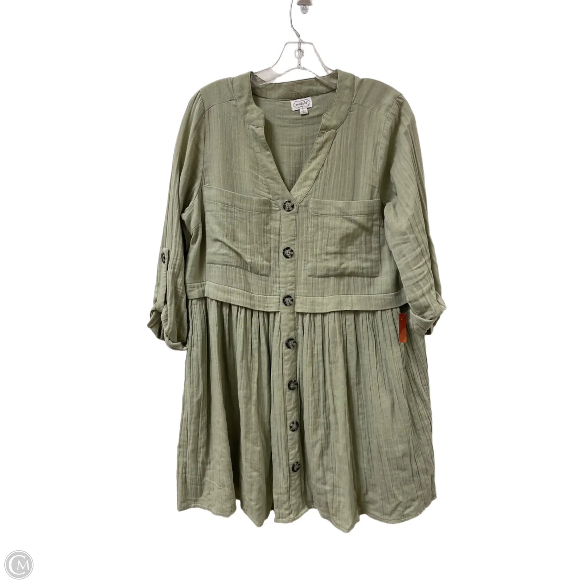 Dress Casual Short By Mudpie In Green, Size: L Tunics Trousers formal