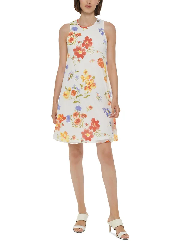 Womens Daytime Mini Shift Dress Tunics Designer luxury
