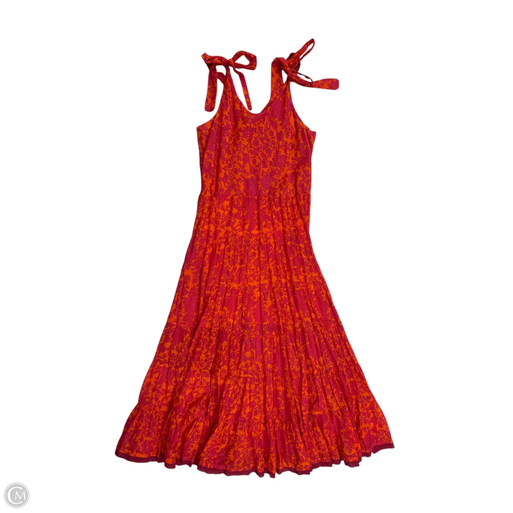 Dress Casual Maxi By Free People In Orange & Pink, Size: L Tunics Stylish modern