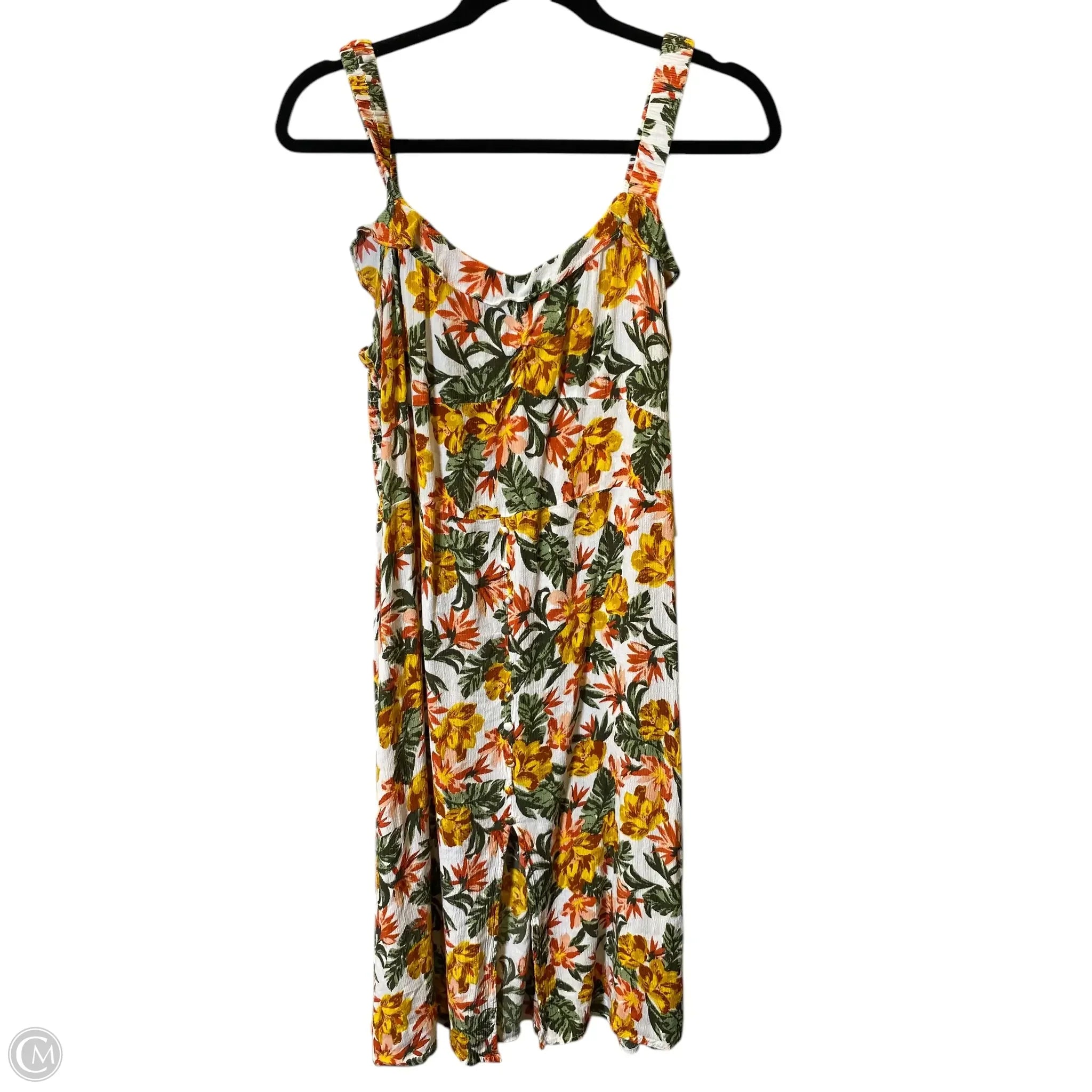 Dress Casual Midi By Derek Heart In Floral Print, Size: Xl Tunics New arrival