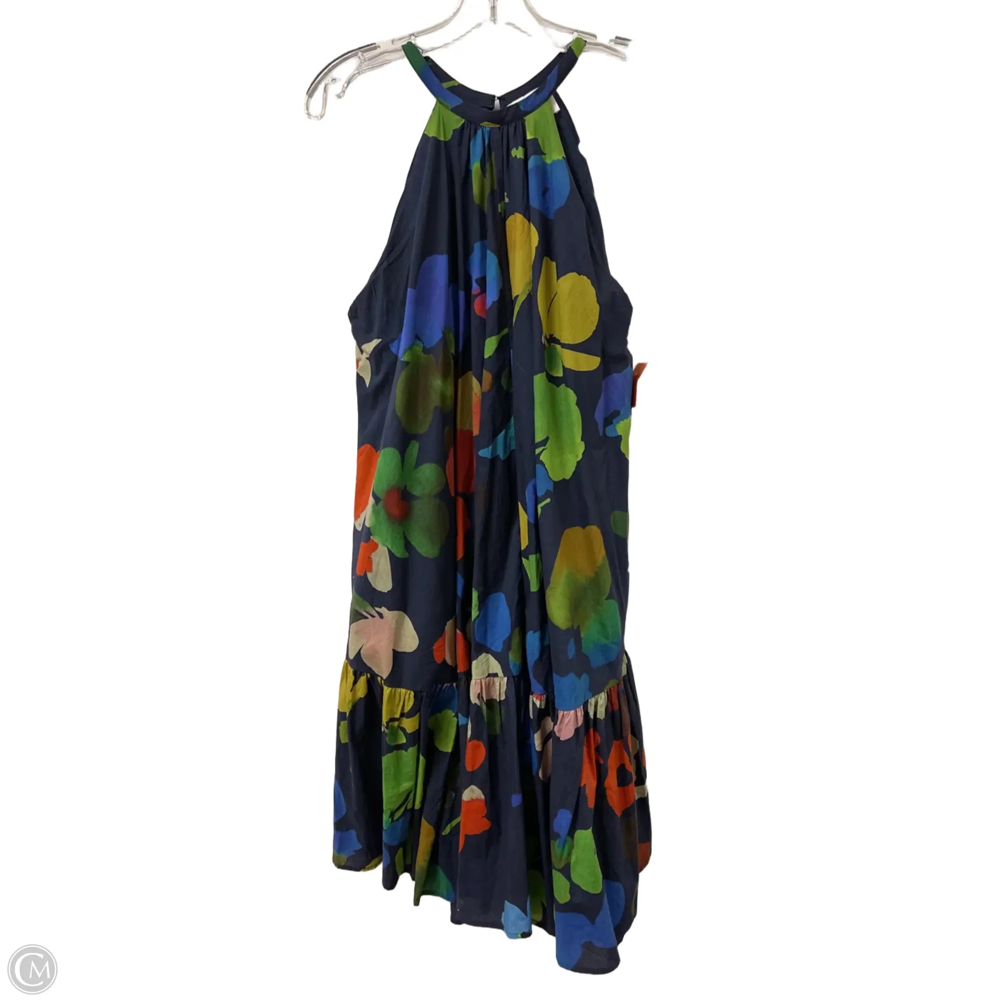 Dress Casual Midi By Cma In Blue, Size: Xs Floral Print girly