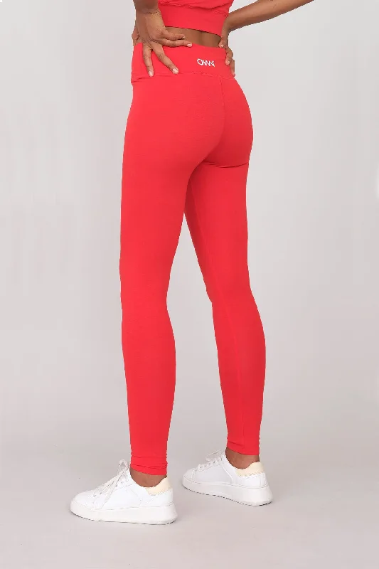 Leggings Red Chic Workout Leggings