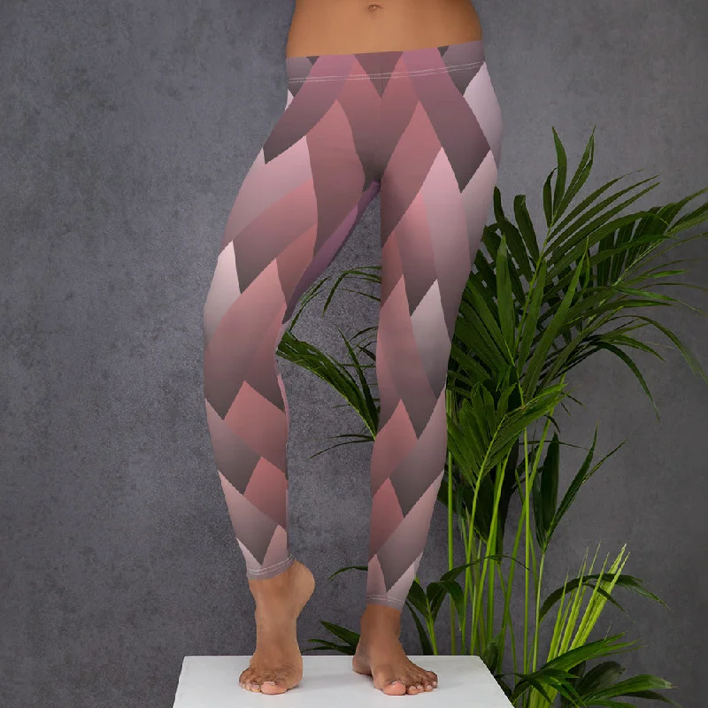 Pinkdragon Liberty Maniacs Full Length Leggings Chic Printed Yoga Pants