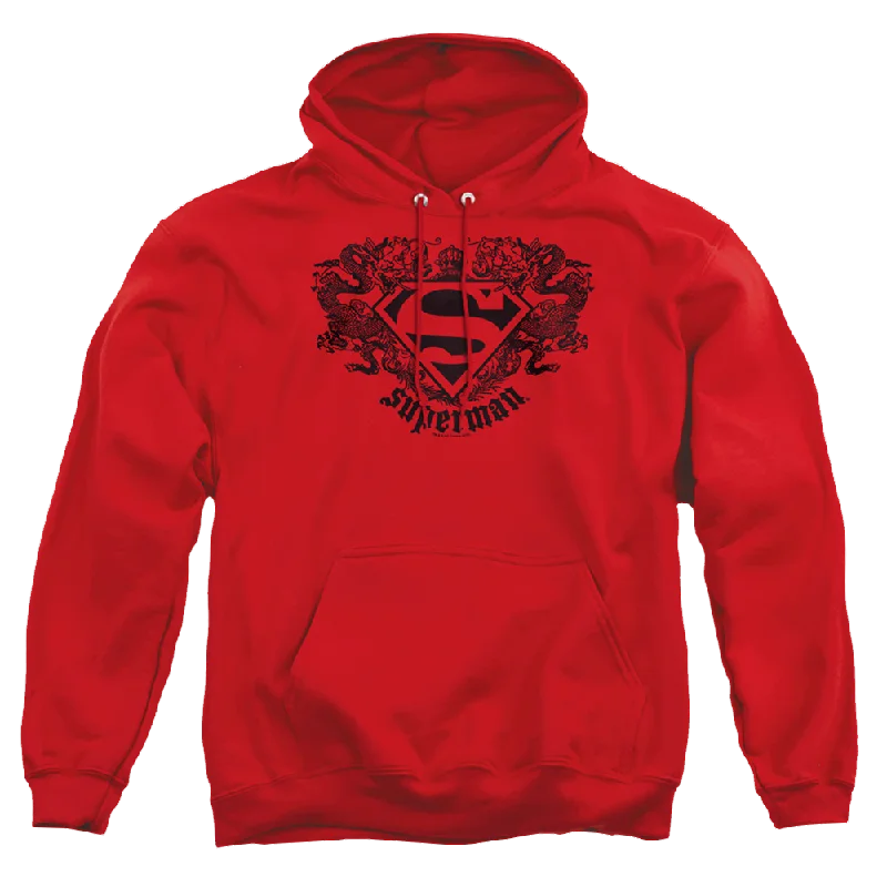Superman Superman Dragon - Pullover Hoodie Soft Wool Sweater