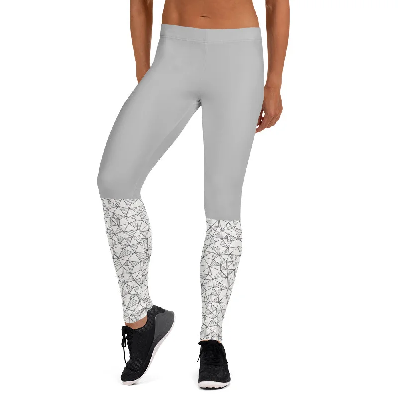 Liberty Maniacs Greyzone Full Leggings Trendy Adjustable Waist Leggings