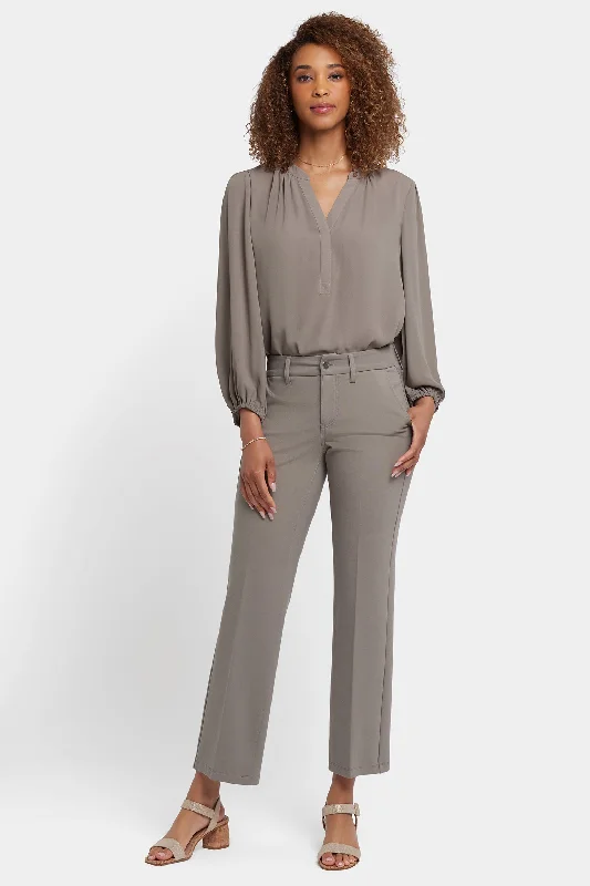 Straight Trouser Pants - Saddlewood Trousers Winter Warm