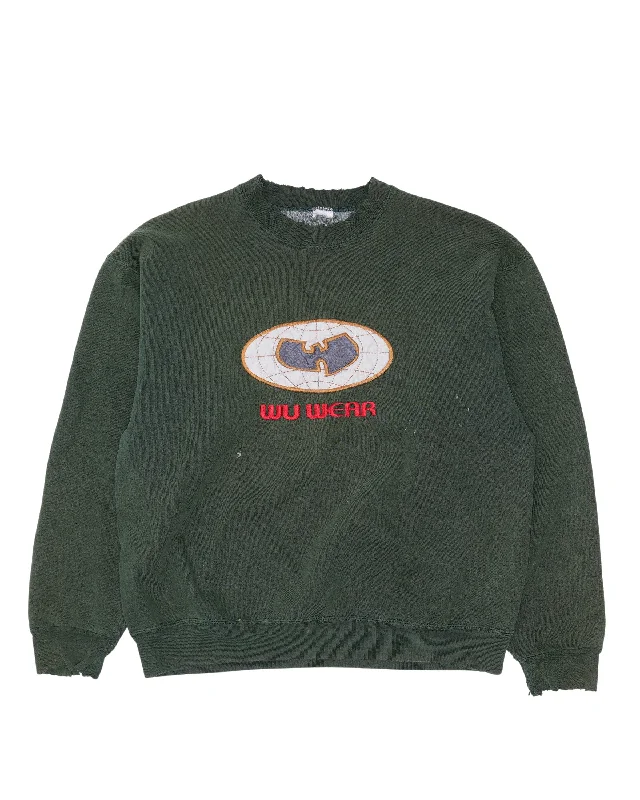 Wu Wear Sweatshirt Hoodie with Lining Warm Insulated