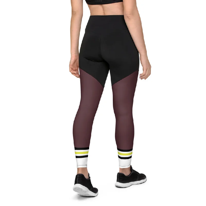 'Lady Savage' Leggings - Cab Sav x Starship Elegant Velvet Leggings