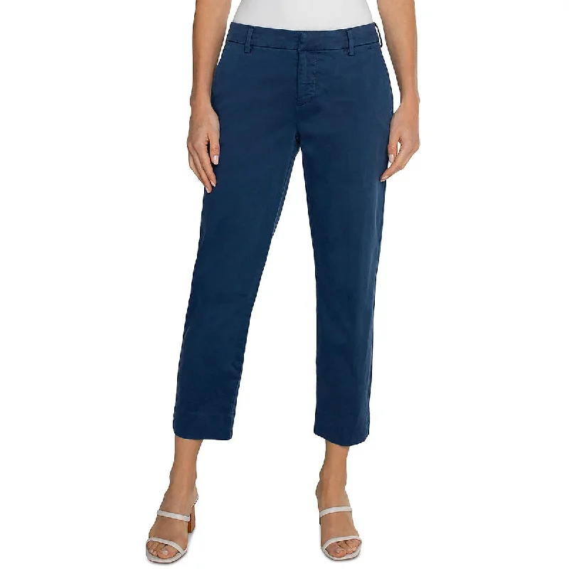 Liverpool Womens Kelsey Trouser Crop Trouser Pants Trousers Summer Linen