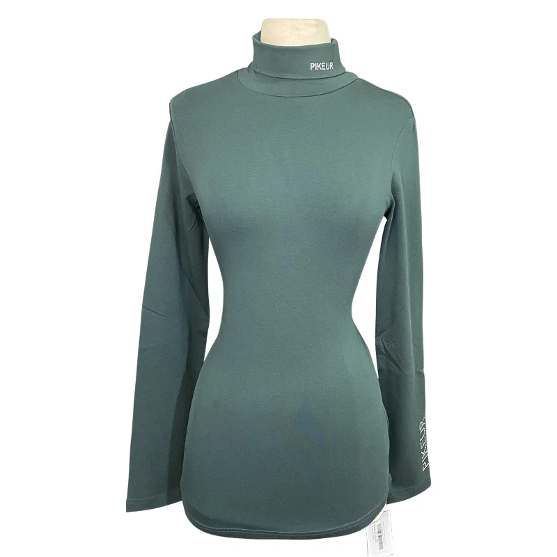 Pikeur 'Sina' Turtleneck Pullover in Forest Green - Women's Medium Turtleneck Warm Pullover