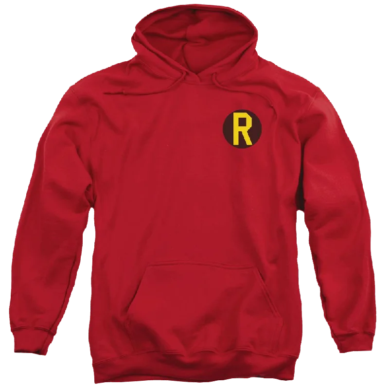 DC Comics Robin Logo - Pullover Hoodie Set Sleeve Pullover