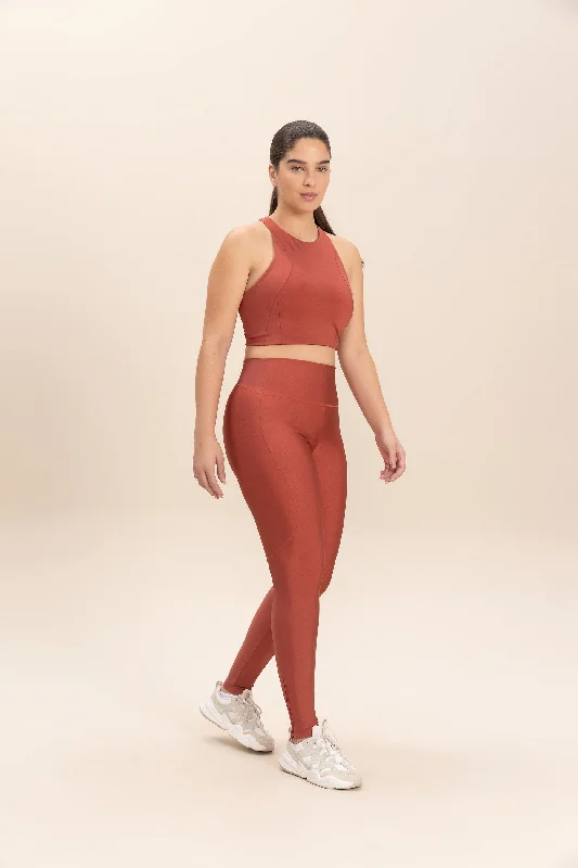 Neoprene Shine Zipper Long Leggings Comfortable Bootcut Workout Leggings