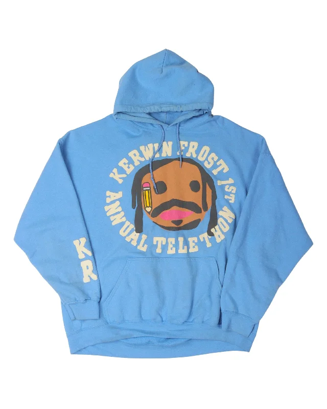 Kerwin Frost Annual Telethon Hoodie Hoodie with Tied Waist Feminine Flattering
