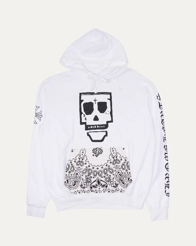 Purple Haus Music Skull Logo Hoodie Hoodie with Gradient Ombre Colorful