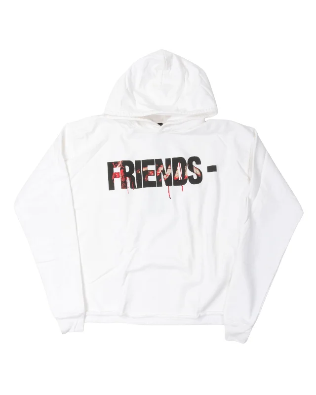 Keep Your Enemies Close Hoodie Hoodie with Distressed Vintage Worn