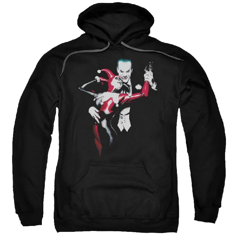 Batman Harley And Joker - Pullover Hoodie Open Front Cardigan