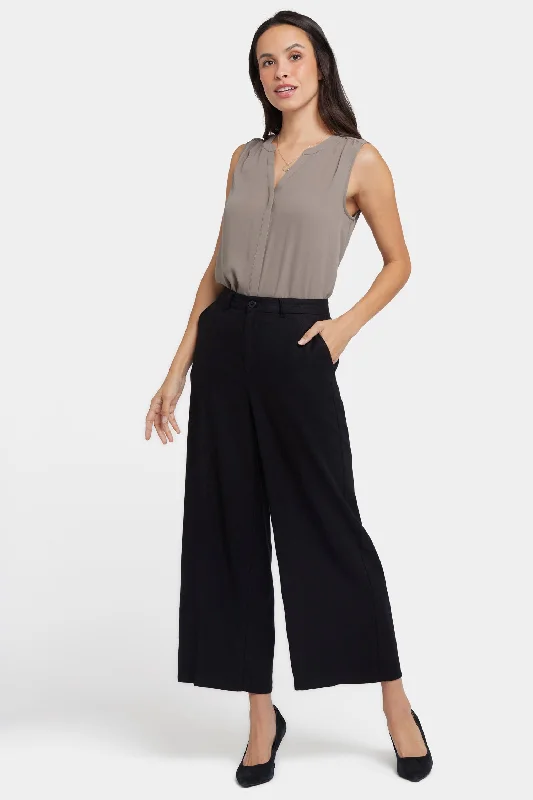 Morgan Trouser Pants - Black Trousers Fall Fleece