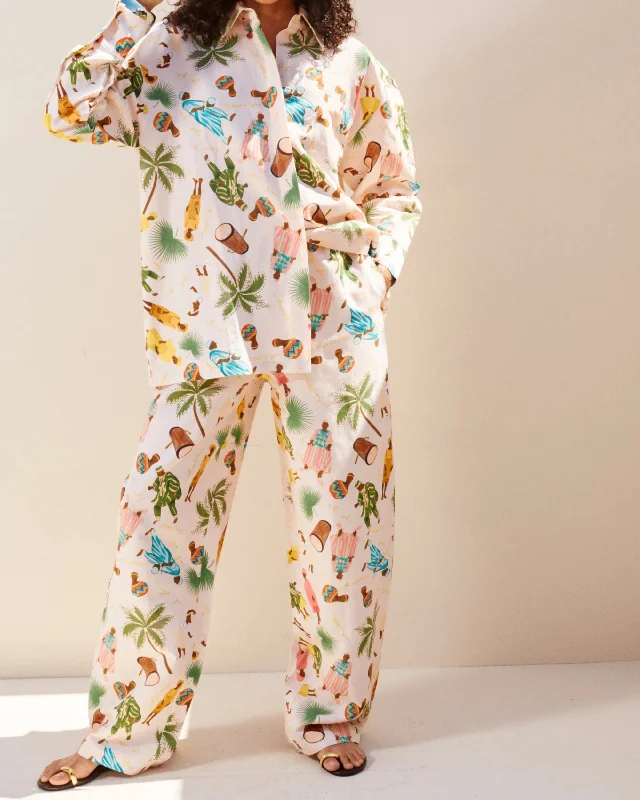 IJOYA PRINT TROUSERS Trousers stylish modern