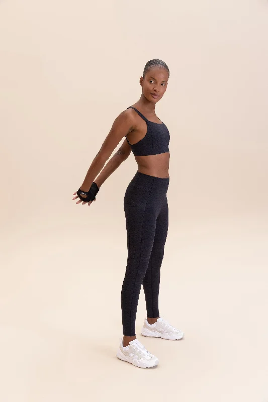 Melange Leggings Chic Floral Print Leggings