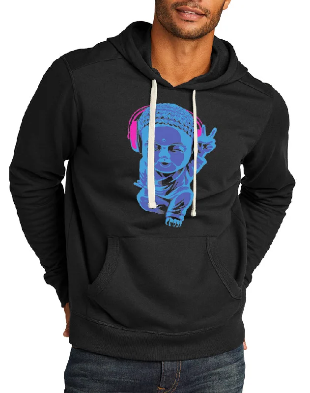 Unisex Little Buddha True Recycled Pullover Hoodie Saggy Sleeve Comfort