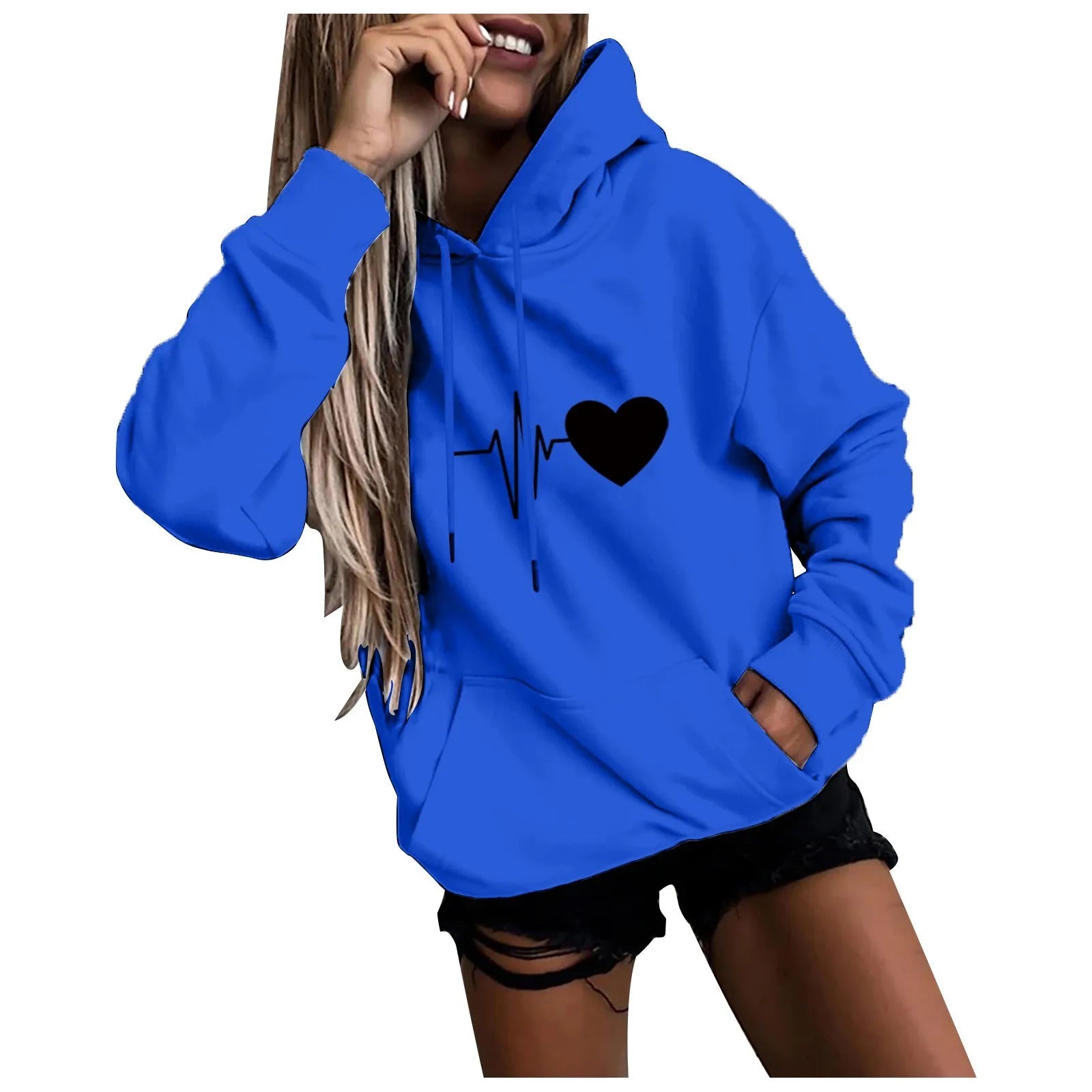 Women's Hoodies Tops Long Sleeve Fun Print Sweatshirt Casual Loose Pullover for Spring Fashion Sabrina Neck Pullover