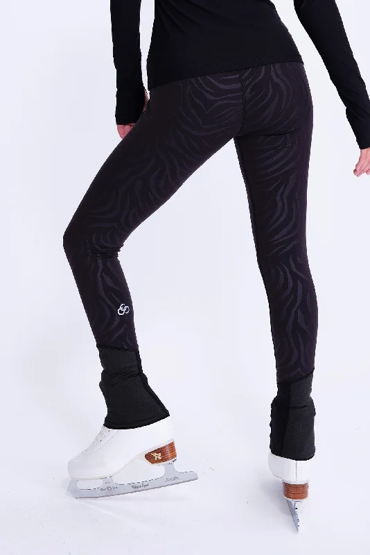 Iconic Zebra On-Ice Leggings Stylish Ultra Stretch Leggings