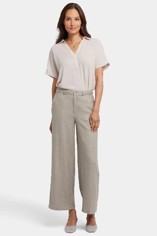 Morgan Trouser Pants - Saddlewood Trousers Bridal Satin