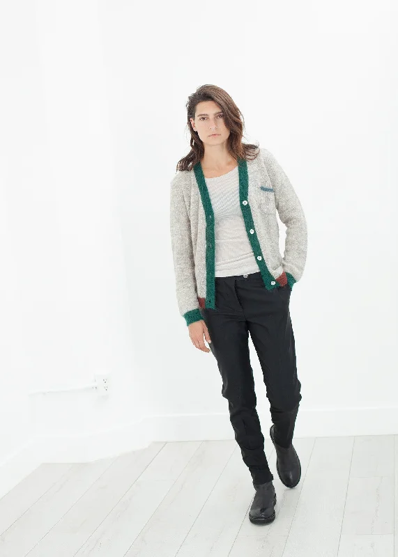 Girlfriend Trouser in Black Trousers Fleece Cozy