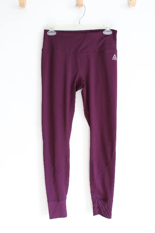 Reebok Plum Athletic Leggings | S Cozy Lounge Pants Leggings