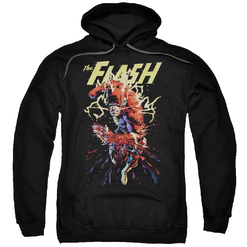 Flash, The Ripping Apart - Pullover Hoodie Mock Neck Pullover
