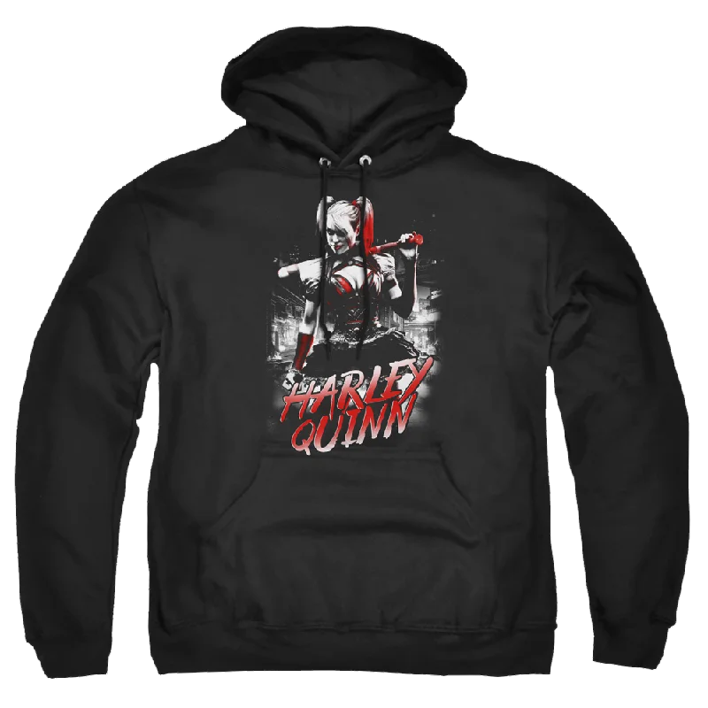 Batman - Arkham Quinn City - Pullover Hoodie Deep Neck Pullover
