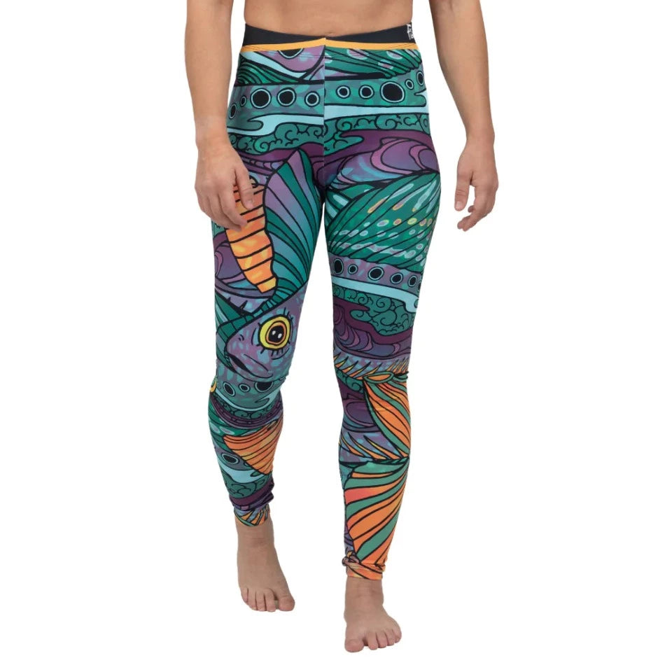 Groovy Grayling Signature Leggings Fashionable Stretchy Fit Leggings