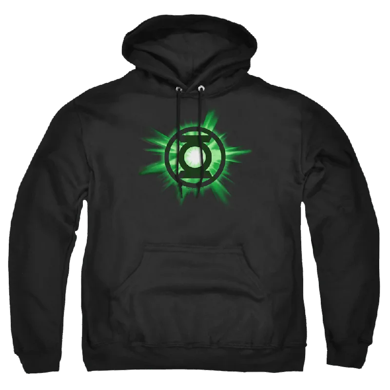 Green Lantern Green Glow - Pullover Hoodie Saggy Sleeve Comfort