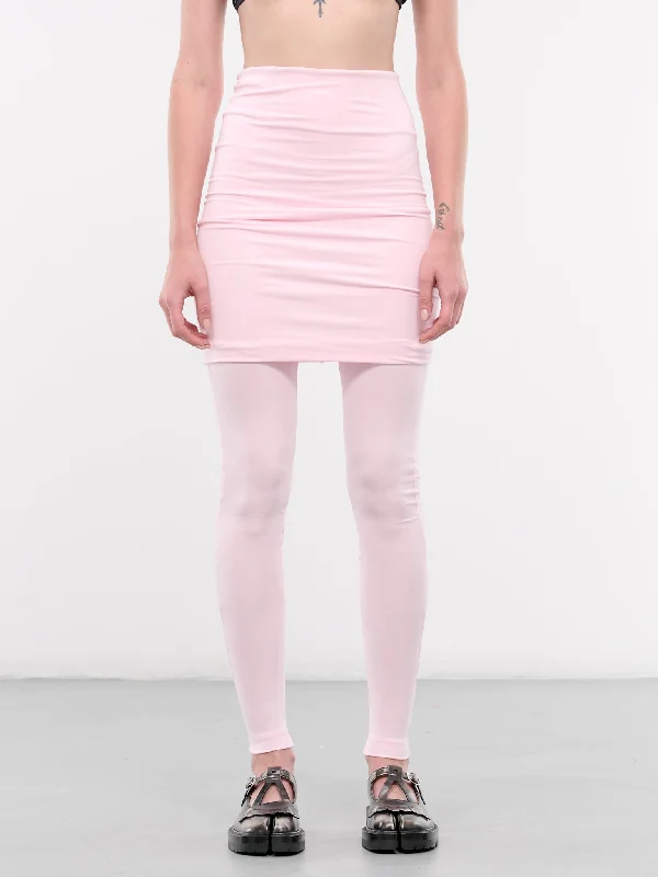 Warm-Up Leggings (S2WJEPA05-PINK) Stylish Sweat-Proof Leggings