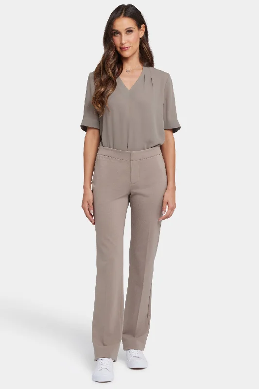 Slim Trouser Pants - Saddlewood Trousers Evening Elegant