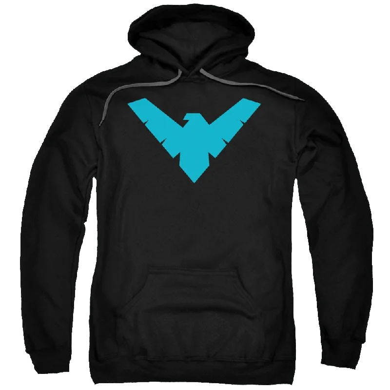 Batman Nightwing Symbol - Pullover Hoodie Cowl Neck Pullover