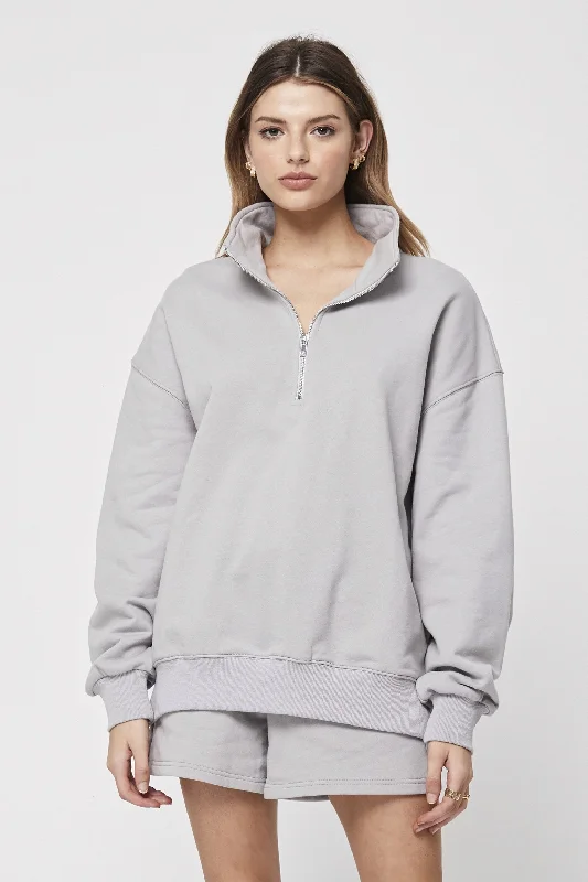 Rozalia Russian x Atoir WOMENS THE PULLOVER -  GREY Sarouel Sleeve Pullover