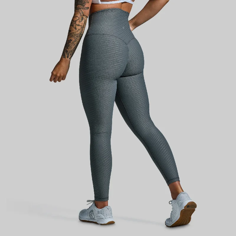 Paragon Legging (Gunmetal) Trendy Faux Suede Leggings