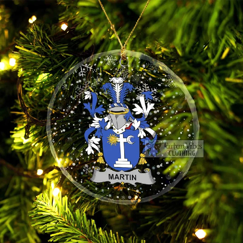 Martin Irish Clan Christmas Glass Ornament with Coat of Arms Houndstooth Coat Plaid Coat Tartan Coat Martin Irish Clan Christmas Glass Ornament with Coat of Arms Houndstooth Coat Plaid Coat Tartan Coat