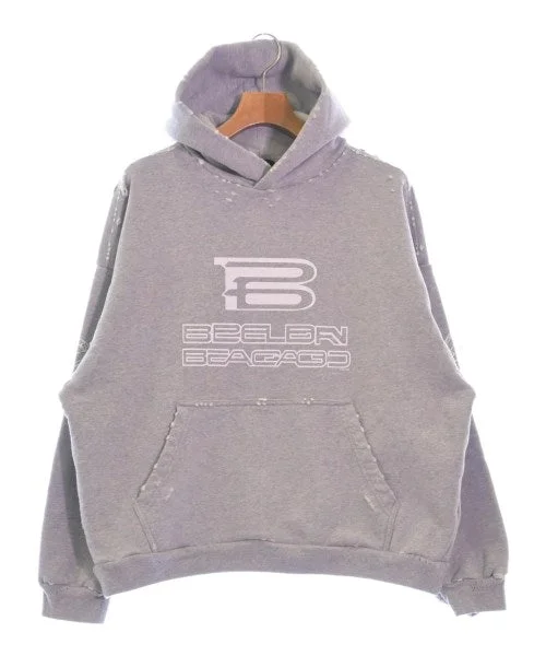 BALENCIAGA Hoodies Hoodie with Mock Neck Collared Structured