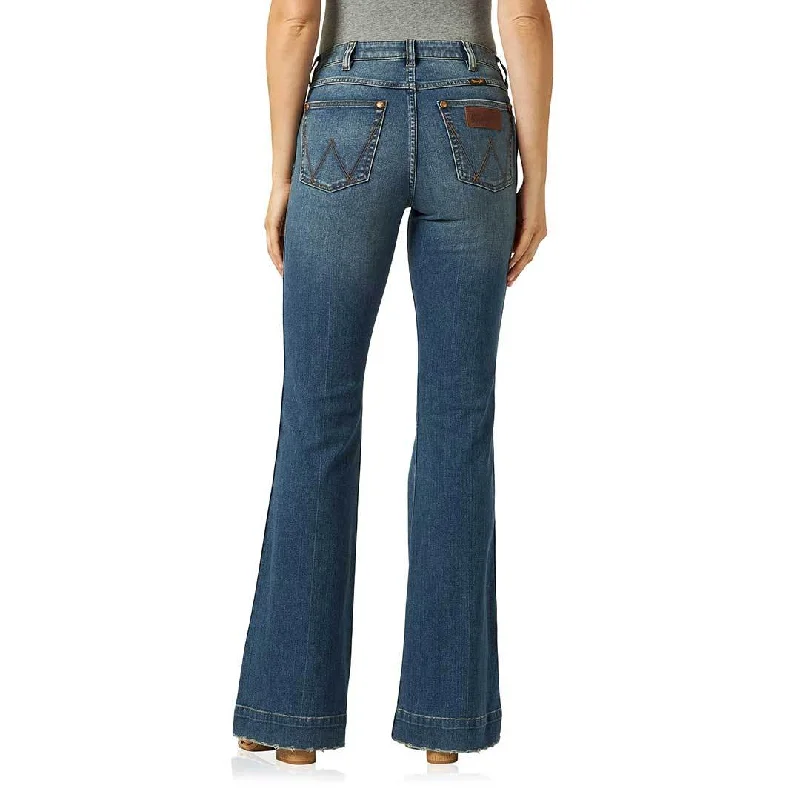 Wrangler Women's Retro Premium Trouser Jeans Trousers trendy modern