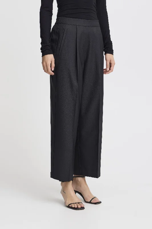 PLEATED FRONT TROUSER Trousers Bootcut Casual
