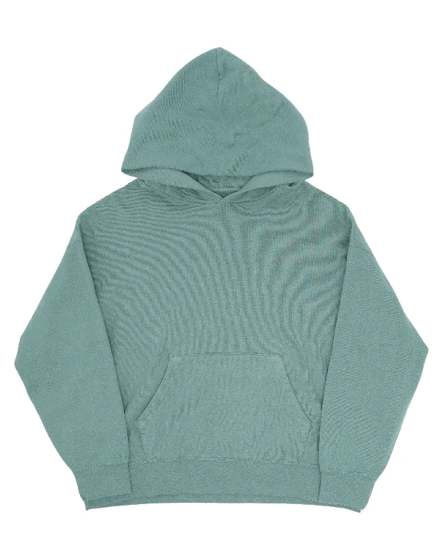 Long Sleeve Cotton Hoodie Hoodie with Hem Embroidery Detailed Premium