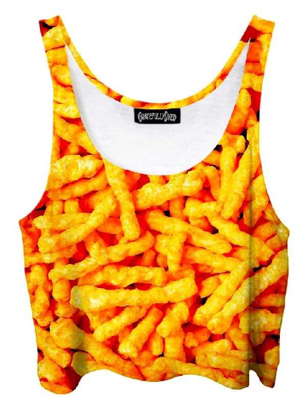Cheetos Snack Foodie Crop Top Plaid Crop Top Polka Dot Checkered