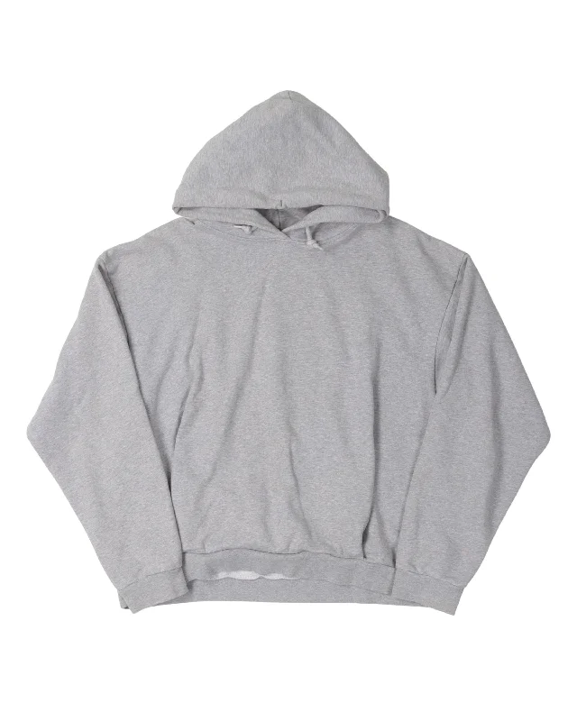 Classic Hoodie Hoodie with Button Placket Classic Preppy