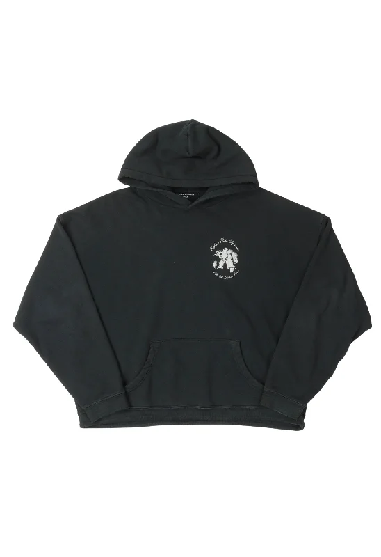 Family Portrait Hoodie Hoodie with Tied Waist Feminine Flattering