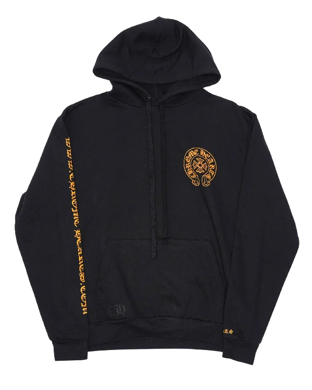 Online Exclusive Horseshoe Logo Hoodie Hoodie with Button Classic Timeless