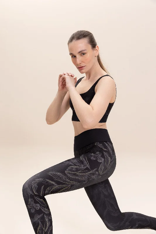 Jungle Dark Leggings Stylish Yoga Leggings